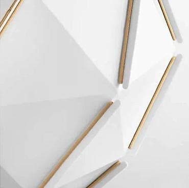 Stilski lusteri: Moderan viseći luster – geometrijski dizajn, bela mat - Tip na lalafo.rs — 4 Stilski lusteri: Moderan viseći luster – geometrijski dizajn, bela mat - Tip — 4