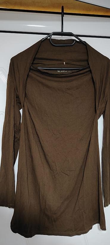 Ženska majica dugih rukava – Ambico - Boja: tamno braon (kesten) - na lalafo.rs Ženska majica dugih rukava – Ambico - Boja: tamno braon (kesten) -