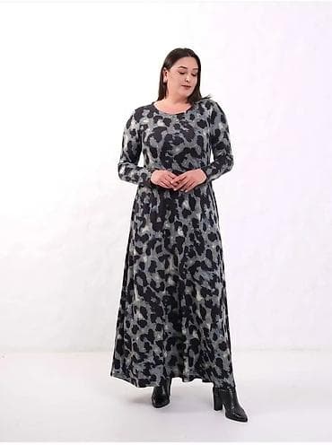 Duga ženska haljina sa printom (plus size) Od XLDO 5XL elaatičnr - na lalafo.rs — 3 Duga ženska haljina sa printom (plus size) Od XLDO 5XL elaatičnr - — 3
