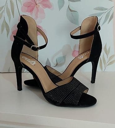 Crne sandale sa visokom štiklom i otvorenim prstima, idealne za at lalafo.rs — 1 Crne sandale sa visokom štiklom i otvorenim prstima, idealne za — 1