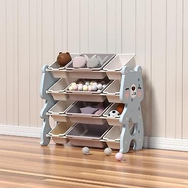 Drawers and cabinets: Dečiji organizator za igračke sa kadicama - Višenamenska polica sa 4 at lalafo.rs — 1 Drawers and cabinets: Dečiji organizator za igračke sa kadicama - Višenamenska polica sa 4 — 1