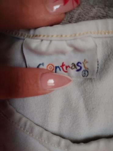 Devojačka dukserica/duga majica Contrast - Boja: nežno bež/krem - at lalafo.rs — 2 Devojačka dukserica/duga majica Contrast - Boja: nežno bež/krem - — 2