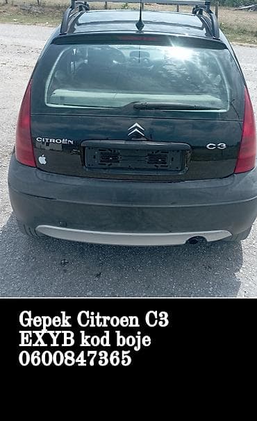 Gepek vrata za Citroën C3 - Originalna zadnja vrata (gepek) za na lalafo.rs Gepek vrata za Citroën C3 - Originalna zadnja vrata (gepek) za