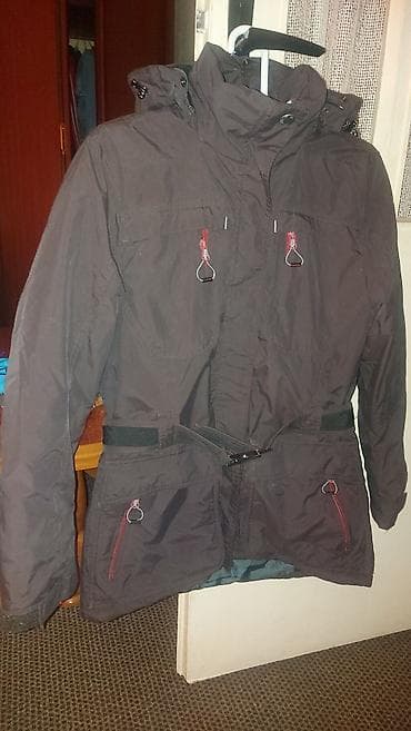 Zimska/terenka jakna sa kapuljačom, tamno braon boje. - Dužina do na lalafo.rs — 1 Zimska/terenka jakna sa kapuljačom, tamno braon boje. - Dužina do — 1