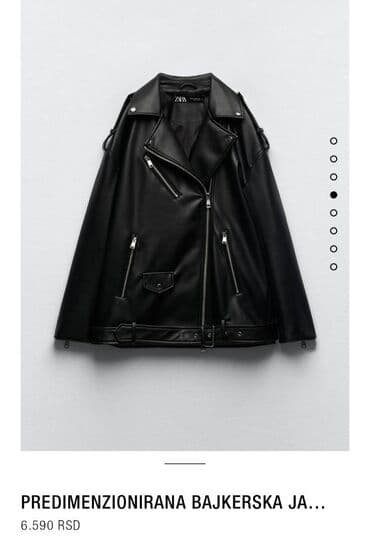 Ostale jakne, kaputi, prsluci: Zara jakna, nenosena, bajkerski model vel. XS NOVAA Moze da je obuce i na lalafo.rs Ostale jakne, kaputi, prsluci: Zara jakna, nenosena, bajkerski model vel. XS NOVAA Moze da je obuce i