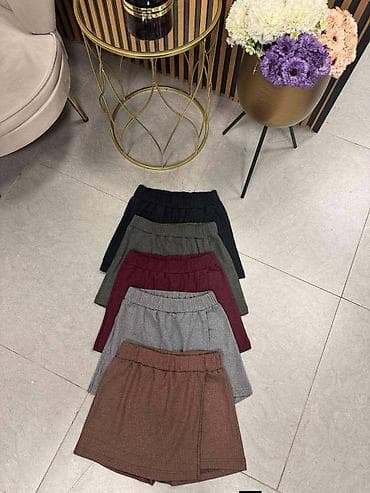 Ženska suknja-šorts (skort) - Model: mini skort sa preklopom napred – na lalafo.rs — 2 Ženska suknja-šorts (skort) - Model: mini skort sa preklopom napred – — 2