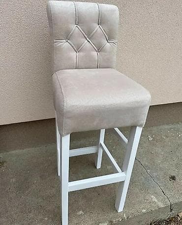 cepaci za drva: Barske stolice sa naslonom – tapacirane - Model: visoke barske na lalafo.rs — 3 cepaci za drva: Barske stolice sa naslonom – tapacirane - Model: visoke barske — 3