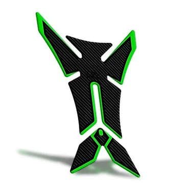 Nalepnica/protektor rezervoara za motor – karbonski izgled sa zelenim na lalafo.rs Nalepnica/protektor rezervoara za motor – karbonski izgled sa zelenim