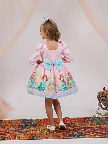 Devojačka haljina sa motivom male sirene - Boja: nežno roze sa na lalafo.rs — 2 Devojačka haljina sa motivom male sirene - Boja: nežno roze sa — 2