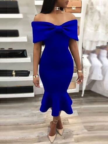 XL, color - Blue, Cocktail, Short sleeves at lalafo.rs XL, color - Blue, Cocktail, Short sleeves