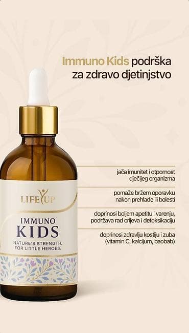 Beauty & Care: LifeUp prirodni dodaci ishrani – Immuno Kids, Reset i Rise - Immuno at lalafo.rs — 9 Beauty & Care: LifeUp prirodni dodaci ishrani – Immuno Kids, Reset i Rise - Immuno — 9