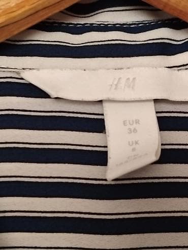 H&M ženska košulja na pruge - Model: klasična košulja sa kragnom na lalafo.rs — 3 H&M ženska košulja na pruge - Model: klasična košulja sa kragnom — 3