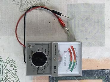 Monacor BT-15 analogni tester baterija - Univerzalni merač za proveru na lalafo.rs Monacor BT-15 analogni tester baterija - Univerzalni merač za proveru