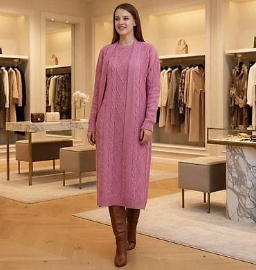 ✨ Trikotažna haljina dugi rukav i džemper ✨ 💰 Cena: 4.900 dinara 📏 at lalafo.rs — 4 ✨ Trikotažna haljina dugi rukav i džemper ✨ 💰 Cena: 4.900 dinara 📏 — 4