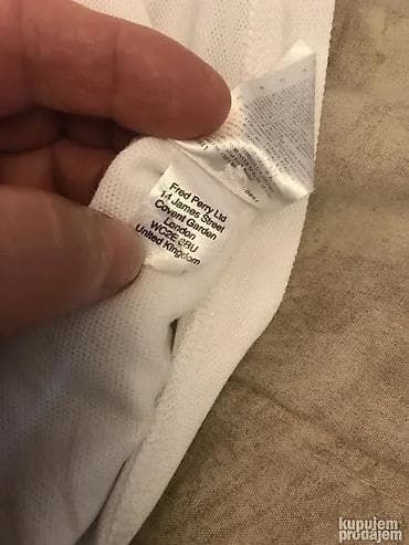 Men's T-shirt Fred Perry, bоја - Bela na lalafo.rs — 4 Men's T-shirt Fred Perry, bоја - Bela — 4