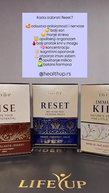 Beauty & Care: LifeUp prirodni dodaci ishrani – Immuno Kids, Reset i Rise - Immuno at lalafo.rs — 4 Beauty & Care: LifeUp prirodni dodaci ishrani – Immuno Kids, Reset i Rise - Immuno — 4