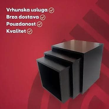 🖤 Set 3 klub stočića – crni ✔ Elegantan i praktičan dizajn – idealan at lalafo.rs — 1 🖤 Set 3 klub stočića – crni ✔ Elegantan i praktičan dizajn – idealan — 1