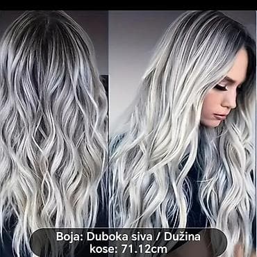 Dugačke ženske perike – talasaste i ravne frizure Opcije boja i na lalafo.rs — 3 Dugačke ženske perike – talasaste i ravne frizure Opcije boja i — 3