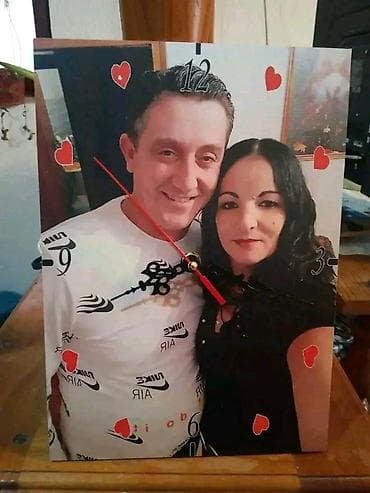 Personalizovani zidni/sobni sat sa vašom fotografijom ZIDNI sat sa na lalafo.rs — 8 Personalizovani zidni/sobni sat sa vašom fotografijom ZIDNI sat sa — 8