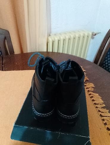 Crne kožne zimske/treking čizme - Materijal: crna koža (gornjište) sa na lalafo.rs — 2 Crne kožne zimske/treking čizme - Materijal: crna koža (gornjište) sa — 2