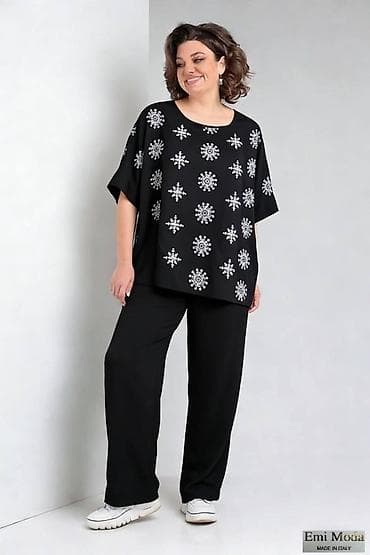 Bluzica oversize kroja sa printom - Model: široka tunika/bluza sa na lalafo.rs — 6 Bluzica oversize kroja sa printom - Model: široka tunika/bluza sa — 6