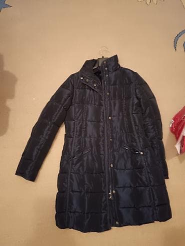 Ženska dugačaka zimska jakna/kaput, tamnoplave boje. - Kroj: do na lalafo.rs Ženska dugačaka zimska jakna/kaput, tamnoplave boje. - Kroj: do