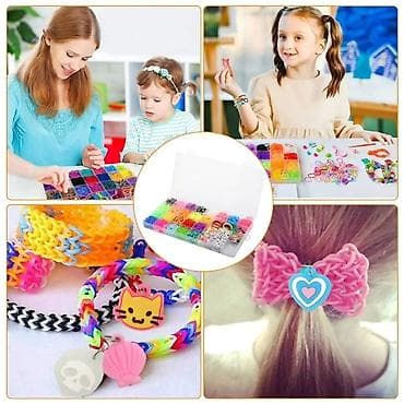 DIY Loom Bands komplet za izradu nakita i ukrasa - Veliki set šarenih na lalafo.rs — 4 DIY Loom Bands komplet za izradu nakita i ukrasa - Veliki set šarenih — 4