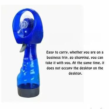 Mini prenosivi ventilatori: Mini ventilator za prskanje vode prenosni ventilator na lalafo.rs — 2 Mini prenosivi ventilatori: Mini ventilator za prskanje vode prenosni ventilator — 2