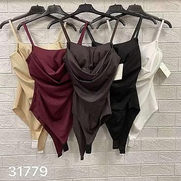 Ženski bodi sa tankim bretelama i kaskadnim (drapiranim) dekolteom. - na lalafo.rs — 4 Ženski bodi sa tankim bretelama i kaskadnim (drapiranim) dekolteom. - — 4