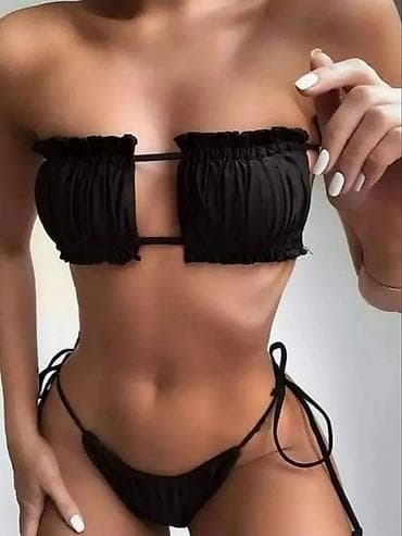 Kupaci dvodelni sa trakama.Likra sa elastinom. Crna,pink,borda,svetlo na lalafo.rs Kupaci dvodelni sa trakama.Likra sa elastinom. Crna,pink,borda,svetlo