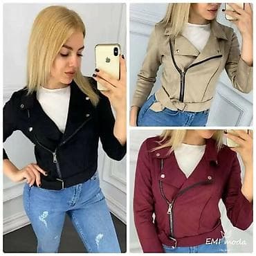 dve suknje po: Ženska kratka jakna od eko antilopa (biker stil) - Materijal: mekan at lalafo.rs — 4 dve suknje po: Ženska kratka jakna od eko antilopa (biker stil) - Materijal: mekan — 4