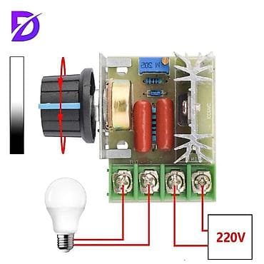 Electronics: AC 220V 2000W SCR Voltage Regulator Obrtaja Motora at lalafo.rs — 2 Electronics: AC 220V 2000W SCR Voltage Regulator Obrtaja Motora — 2