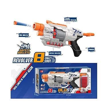 Igračka pištolj na penu – Revolver Crazy Shot 8 - Model: Revolver na lalafo.rs Igračka pištolj na penu – Revolver Crazy Shot 8 - Model: Revolver