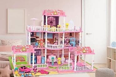 Velika kuća za lutke – Princess House Assembly Set, 244 delova - na lalafo.rs Velika kuća za lutke – Princess House Assembly Set, 244 delova -