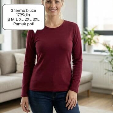 3 termo bluze 1799din
S M L XL 2XL 3XL
Pamuk poliamid na lalafo.rs 3 termo bluze 1799din
S M L XL 2XL 3XL
Pamuk poliamid
