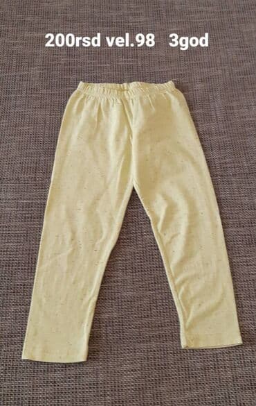 Dečije helanke za uzrast oko 3 godine. - Veličina: 98 - Boja: svetlo na lalafo.rs Dečije helanke za uzrast oko 3 godine. - Veličina: 98 - Boja: svetlo