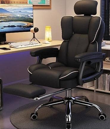 Office Furniture: Ergonomska kancelarijska/gaming stolica sa naslonom za noge - at lalafo.rs — 4 Office Furniture: Ergonomska kancelarijska/gaming stolica sa naslonom za noge - — 4