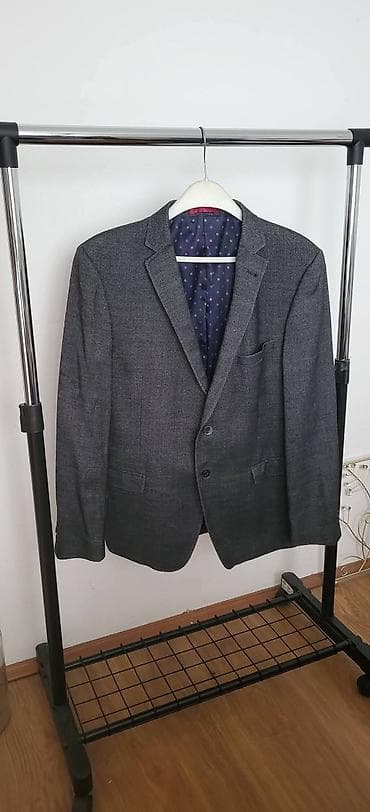 Muški sako Peter Van Holland - Boja: tamnosiva (melanž) - Kroj na lalafo.rs Muški sako Peter Van Holland - Boja: tamnosiva (melanž) - Kroj