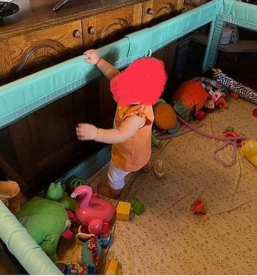 Podloge za igru: Puerri ogradica Cubo, zelena Dimenzije sadtavljene ogradice na lalafo.rs — 2 Podloge za igru: Puerri ogradica Cubo, zelena Dimenzije sadtavljene ogradice — 2