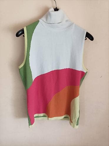 Roll-necks: Na prodaju šarena rolka bez rukava, u extra stanju, kao nova. M at lalafo.rs — 1 Roll-necks: Na prodaju šarena rolka bez rukava, u extra stanju, kao nova. M — 1