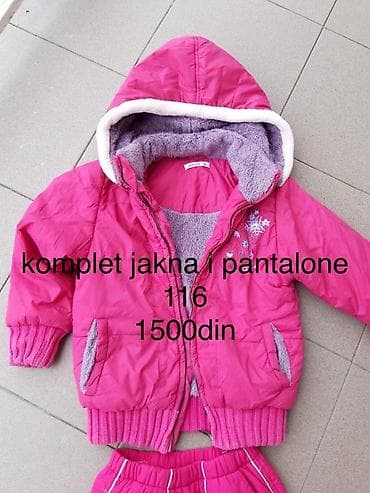 Dečiji zimski komplet – jakna i pantalone - Veličina: 116 cm (5–6 na lalafo.rs — 4 Dečiji zimski komplet – jakna i pantalone - Veličina: 116 cm (5–6 — 4