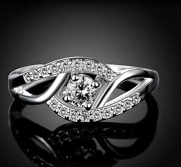 za svaki dan: Srebrni prsten sa sjajnim cirkonima – elegantan talasni dizajn - at lalafo.rs — 2 za svaki dan: Srebrni prsten sa sjajnim cirkonima – elegantan talasni dizajn - — 2