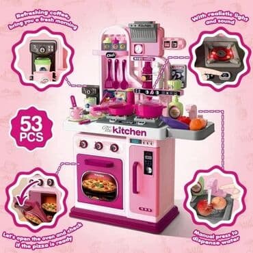 🥳👉Fantastična dečija kuhinja sa 53 dodatka, visine 70cm 💡Svetlosni at lalafo.rs — 4 🥳👉Fantastična dečija kuhinja sa 53 dodatka, visine 70cm 💡Svetlosni — 4