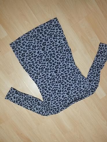 Siva haljina sa animal printom (leopard) – dugi rukavi - Kroj: uska na lalafo.rs — 3 Siva haljina sa animal printom (leopard) – dugi rukavi - Kroj: uska — 3