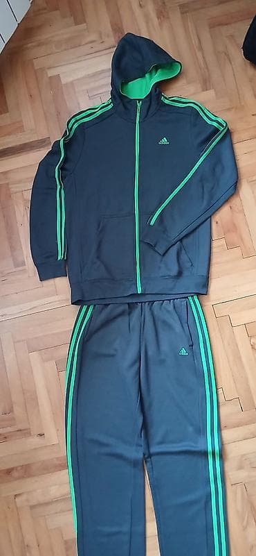 Adidas trenerka – komplet (gornji deo sa kapuljačom + donji deo) - na lalafo.rs — 1 Adidas trenerka – komplet (gornji deo sa kapuljačom + donji deo) - — 1