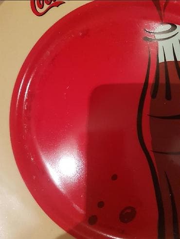 Retro tanjiri Coca cola, veliki, sitne ogrebotine, stanje kao na na lalafo.rs — 4 Retro tanjiri Coca cola, veliki, sitne ogrebotine, stanje kao na — 4