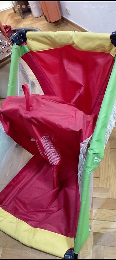 Cradles: Čuvarka sklapajuća za dete sa dobrim dušekom. očuvano. ispravan at lalafo.rs — 4 Cradles: Čuvarka sklapajuća za dete sa dobrim dušekom. očuvano. ispravan — 4