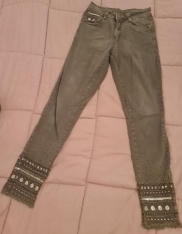 Farmerice kao nove. vel. s.m. polu obim struka su. 35cm. jedino na lalafo.rs — 8 Farmerice kao nove. vel. s.m. polu obim struka su. 35cm. jedino — 8