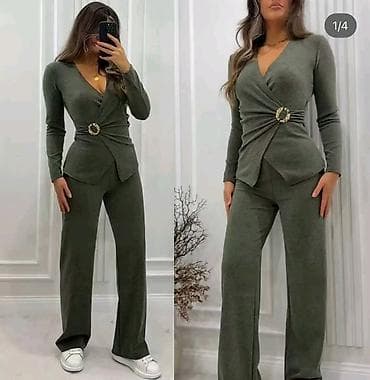 Damski komplet – bluza i pantalone - Model: elegantan dvodelni set od na lalafo.rs — 3 Damski komplet – bluza i pantalone - Model: elegantan dvodelni set od — 3