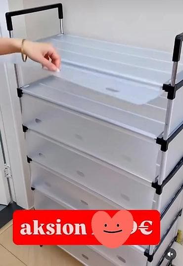 Višenamenski plastični ormar/komoda sa 5 nivoa - Modularna na lalafo.rs Višenamenski plastični ormar/komoda sa 5 nivoa - Modularna